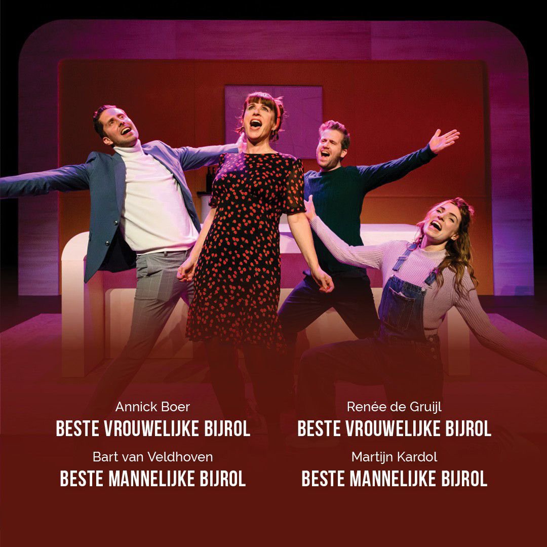 Wauw! We zijn genomineerd voor 8 Musical Awards!!! O.a. Beste Kleine Musical, Beste Muziek/Liedteksten en Beste Script/Dialogen. Grote dank aan alle ideeën, suggesties en tekstuele bijdrages van de cast en eindregisseur Peter vd Witte. Wat een feest. 🎉