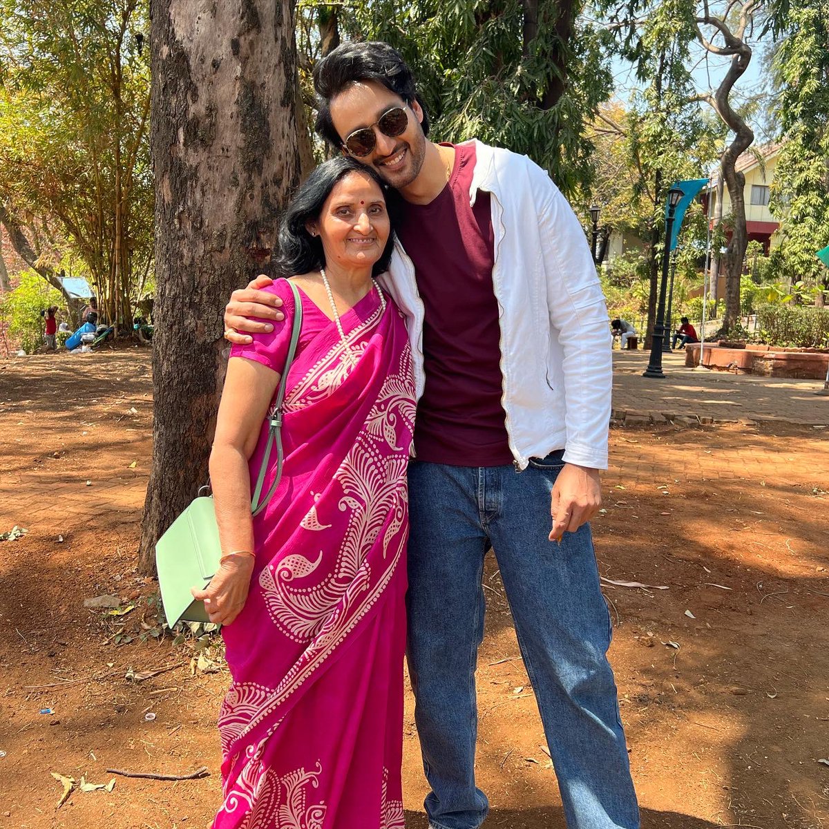 Maa rarely comes at my work place, but whenever she does it feels good❤️ instagram.com/p/C5IVs4xoP8X/