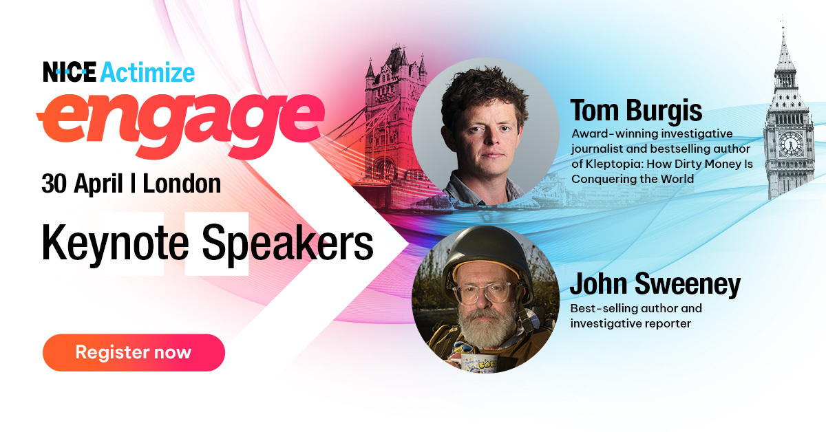 Join us at #ENGAGE in London on April 30th for the latest on fraud and fincrime #RiskManagement trends, best practices, and innovations! Don’t miss out on extraordinary speakers and their stories, as well as exciting topics! okt.to/w7YniK #Fraud #Compliance