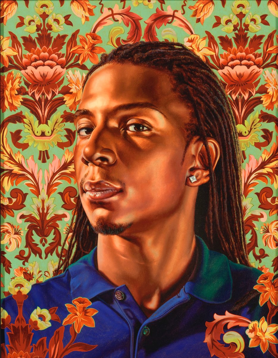#SpotlightSaturday Kehinde Wiley’s ‘Portrait of Chris Norvell’ has been donated by the artist to @mowaaofficial. Sale proceeds will go towards the construction of MOWAA Campus, including the Rainforest Gallery.⁣ Available for purchase via Christie’s Private Sales in New York.⁣