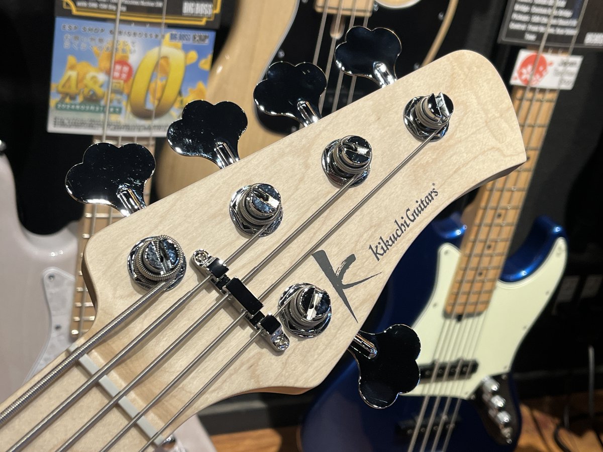 Kikuchi Hermes MV 5Ash/Maple 5弦ベース