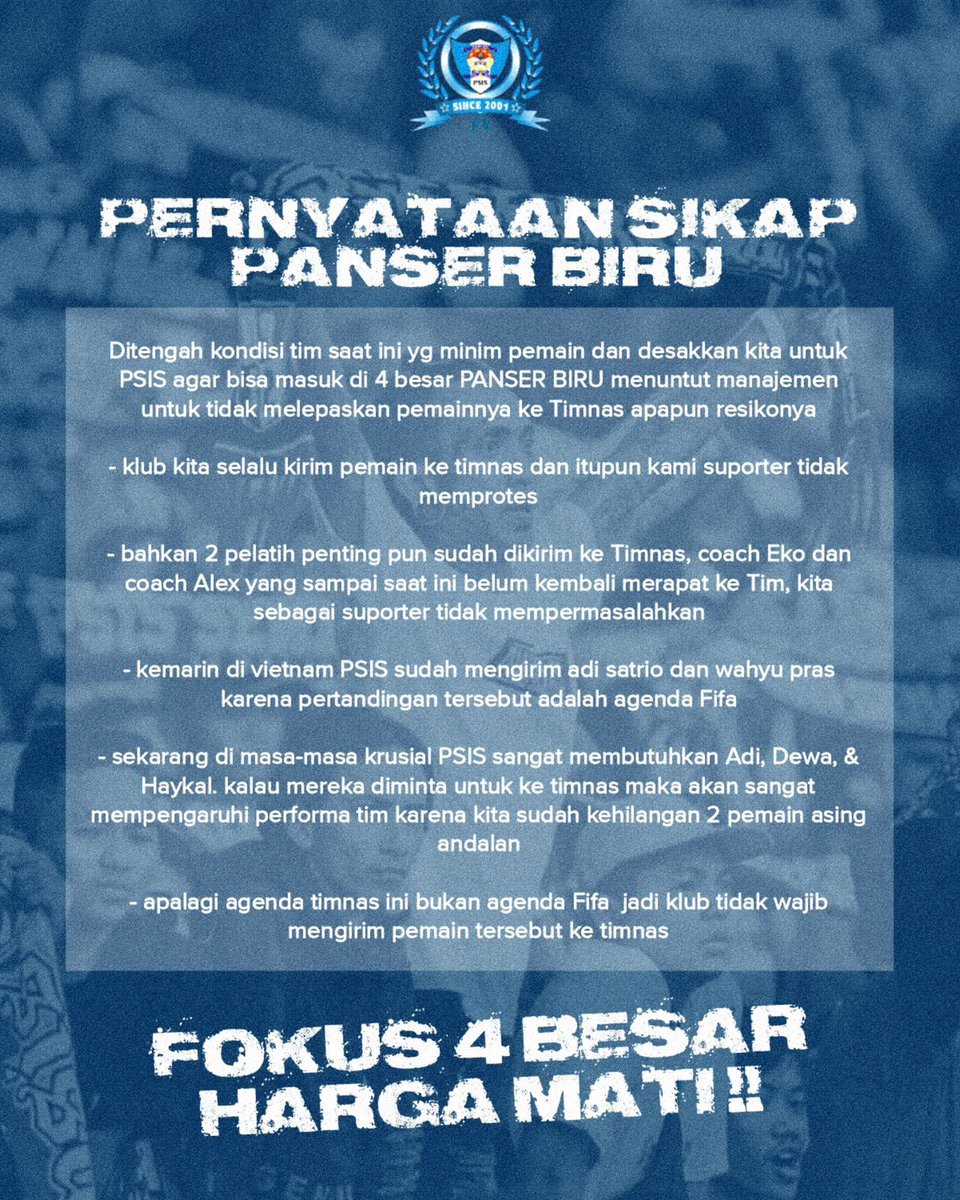 Panser Biru Official tweet media