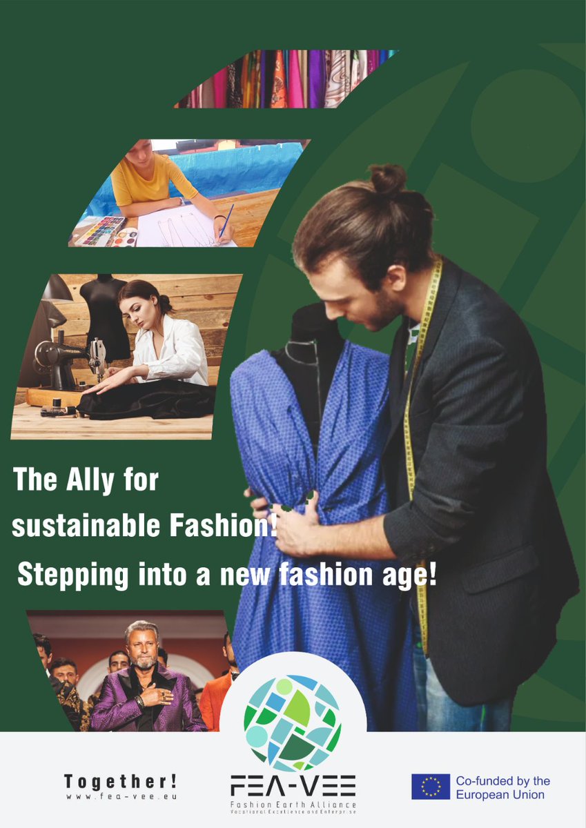 Contact with us: fea-vee.eu and social networks Facebook: facebook.com/feaveeproject, LinkedIn: linkedin.com/company/fea-ve…, Twitter: x.com/fea_vee, Instagram: instagram.com/fea.vee.projec…

#erasmusplus #cove #fashion #sustainability #education #training #cooperation