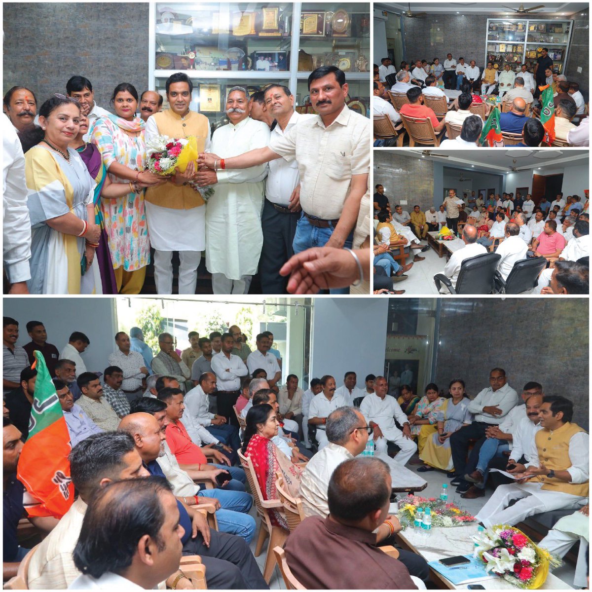 नोएडा सेक्टर-35 में 'डिस्ट्रिक्ट डेवलपमेंट रेज़िडन्ट वेलफेयर एसोसिएशन' के पदाधिकारीयों एवं वरिष्ठ जनों से संवाद किया।