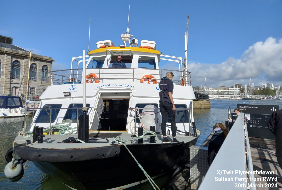 FREE boat trips TODAY! Royal William Yard Plymouth to Saltash, and other free activities/rides in Saltash. #Saltash #Plymouth #SaltashFerry