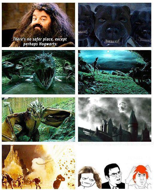 'There's no safer place, except perhaps Hogwarts.' – Hagrid