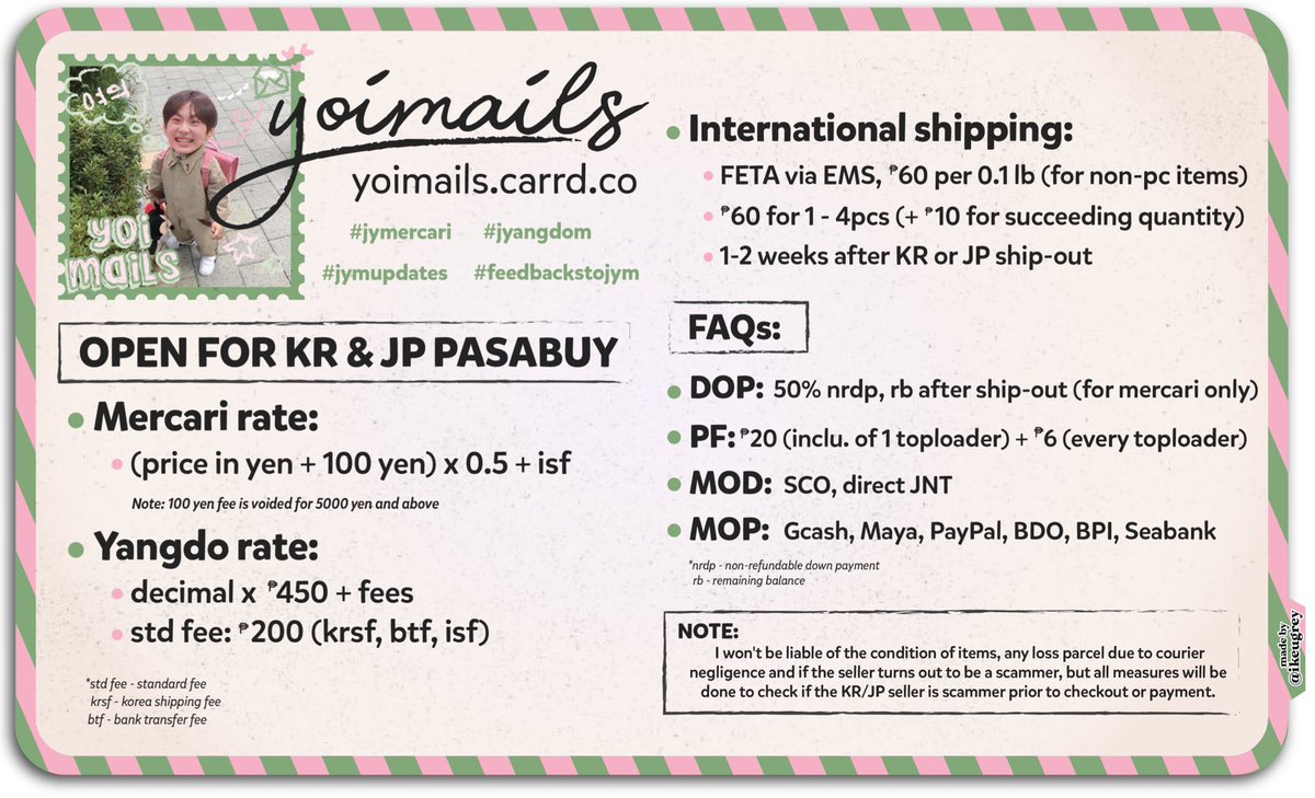 jym | mercari yangdo xianyu taobao assistance tweet media