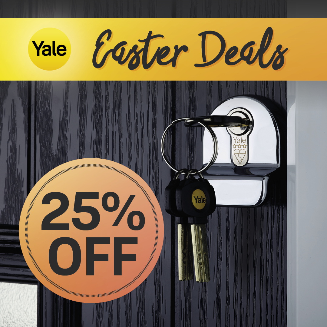 Thinking of upgrading your front door security? 🚪🔒 Look no further than Yale! We offer a 10-year Guarantee on a selection of our high and maximum security cylinders now with 25% off and free delivery. To find out more, shop the range 👉 yalehome.co.uk/door-locks/cyl…