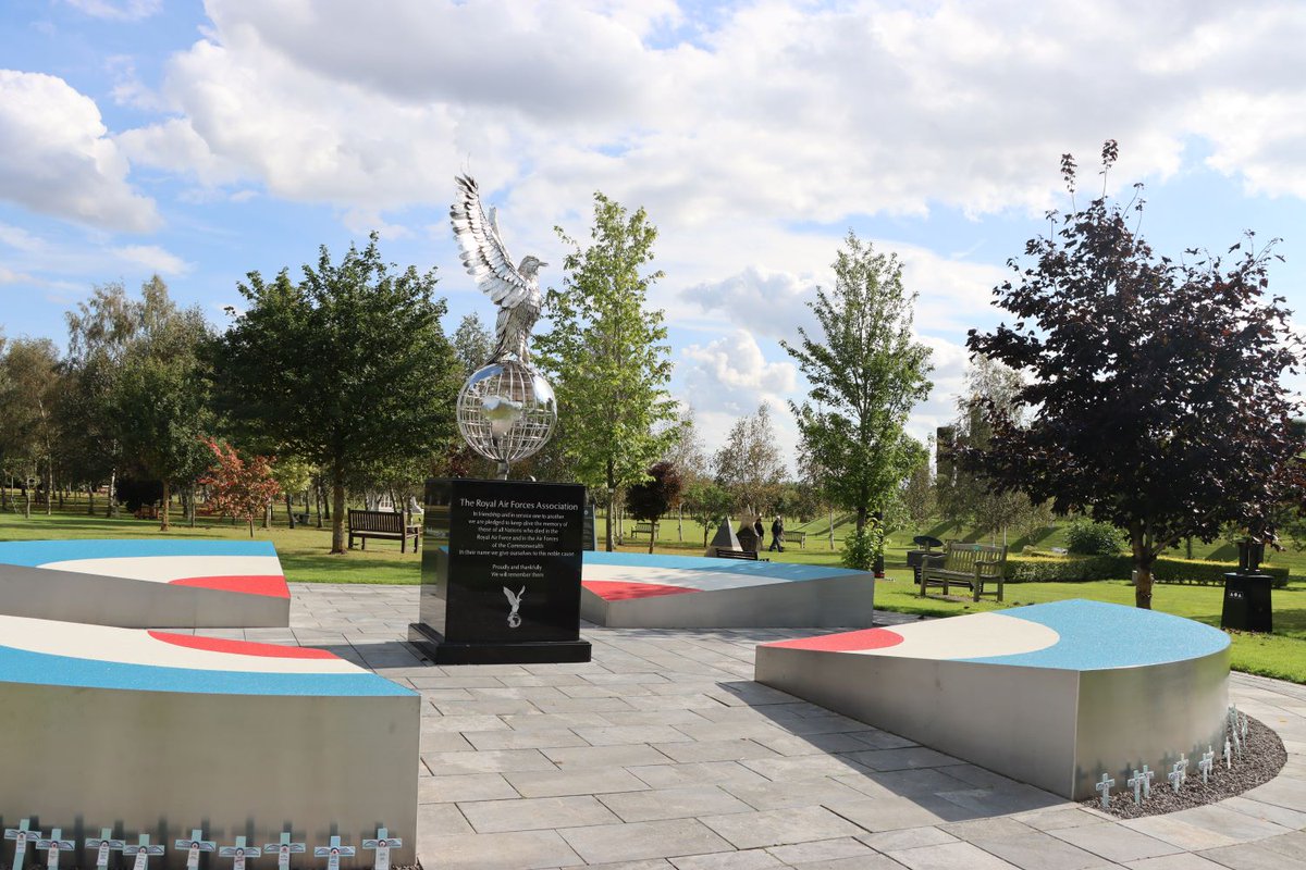 #OnThisDay in 1944 RAF Bomber Command suffered its most costly night of WW2 during an attack on the Germany city of Nuremberg. [Photo: Royal Air Forces Association (RAFA) Remembrance Garden at the Arboretum]