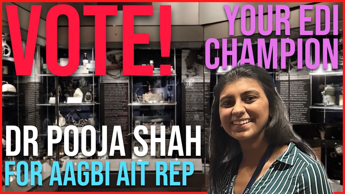 Dr Nav Bahal (@navbahal) on Twitter photo I worked with <a href="/drpooja_shah/">Pooja Shah</a> at <a href="/BucksHealthcare/">Buckinghamshire Healthcare NHS Trust</a>
πββοΈ Weβve collaborated on work showing gender inequality and she is dedicated to making the profession a better place
π³οΈ Only AiTs can vote in the forthcoming @Anaes_Trainees election but please consider lending your vote to Pooja I worked with <a href="/drpooja_shah/">Pooja Shah</a> at <a href="/BucksHealthcare/">Buckinghamshire Healthcare NHS Trust</a>
πββοΈ Weβve collaborated on work showing gender inequality and she is dedicated to making the profession a better place
π³οΈ Only AiTs can vote in the forthcoming @Anaes_Trainees election but please consider lending your vote to Pooja