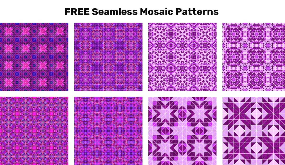 FREE Seamless Mosaic Patterns  freepik.com/collection/fre… #freebie #FreeVectors #FreeDesigns #FreeAsset #FreeVectorGraphics #SeamlessPatterns #airdrop #FreeGraphics