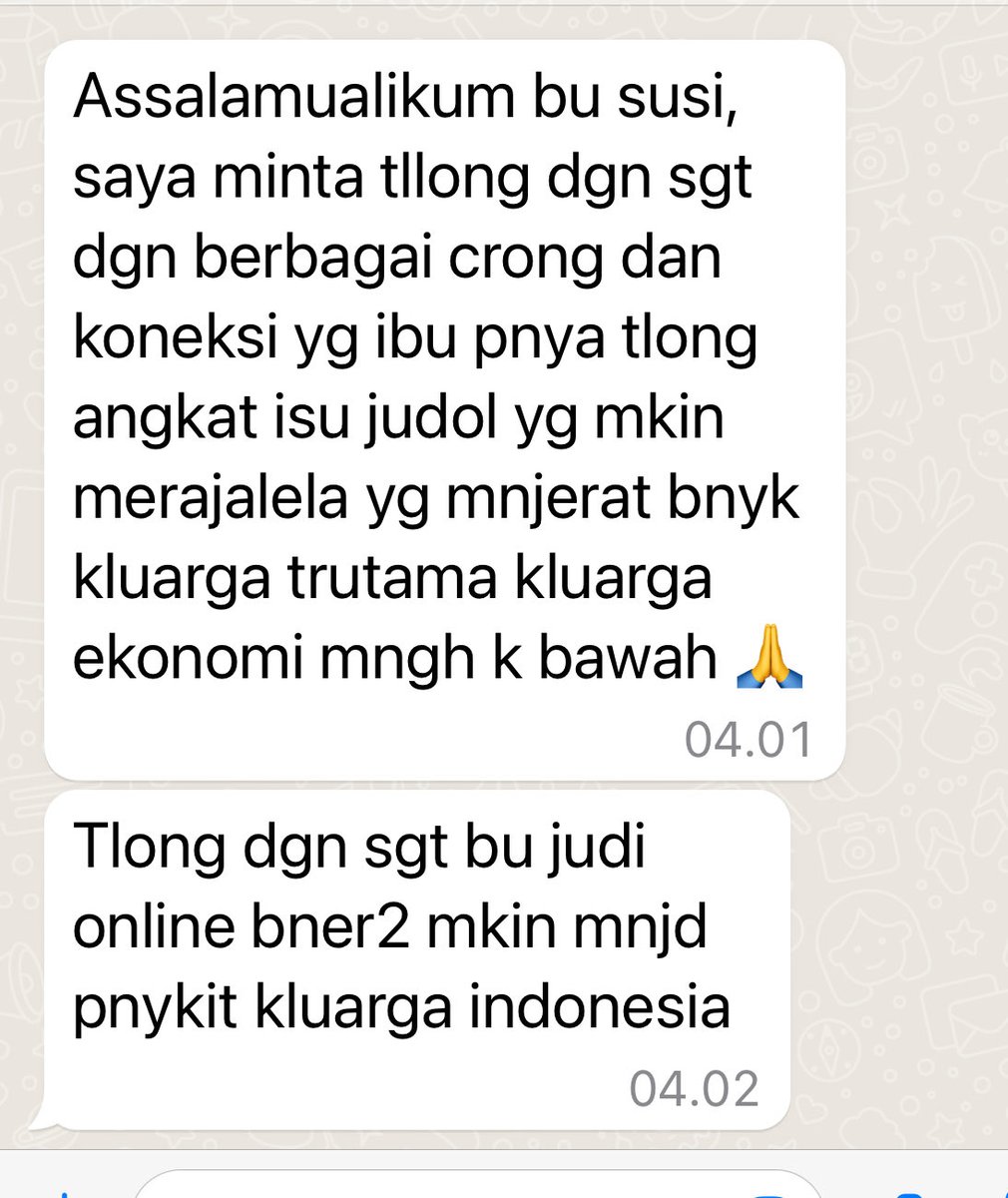 Pak Presiden @jokowi Pak Prabowo @prabowo Kapolri @ListyoSigitP mohon berkenan menyampaikan pesan dr masyarakat untuk menjadi perhatian 🙏🙏🙏