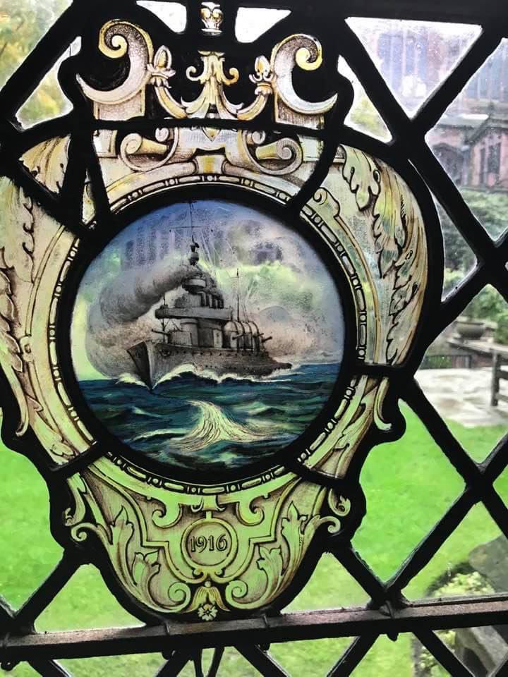 #StainedGlassSaturday  #CheshireDay memorial window (detail) #Chester cathedral