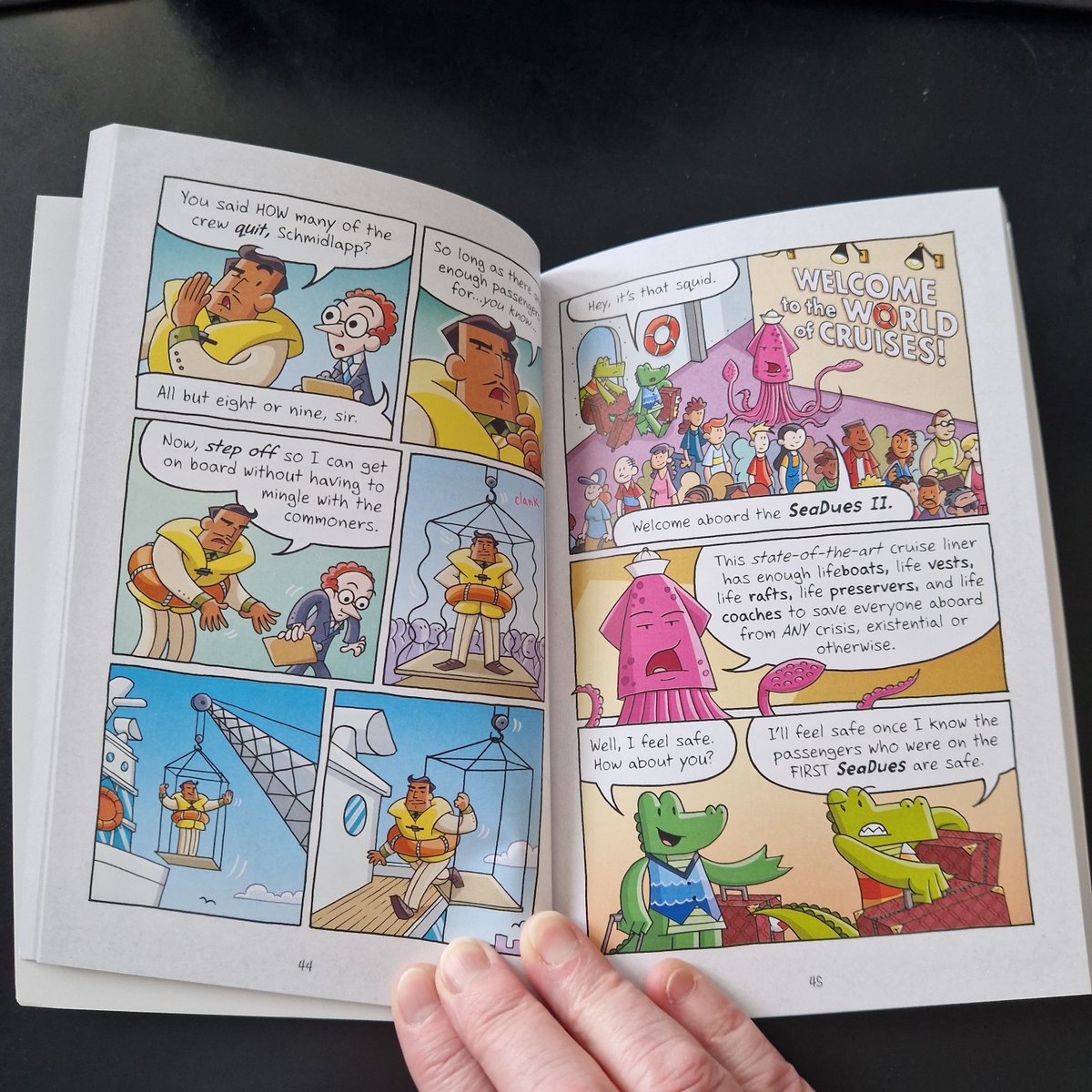 Book 2 of the day was #InvestiGators #AllTideUp - the 7th book in this brilliant comic book series for age 7+ readers. If you've not come across these books before, get them for your #primary #schoollibrary. They're imaginative, silly & hilarious. @MacmillanKidsUK