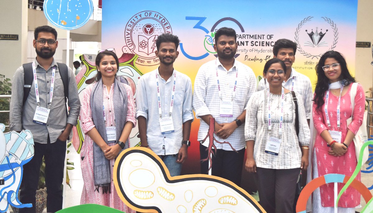 PSpoojashukla's tweet image. 🍀It was a great experience as scientific committee member, contributing towards the three-day &apos;International Symposium on Plant Biology and Functional Genomics-2024&apos; #ISPBFG2024 (13-15 March, 2024), organized by @PlantSciUoH @HydUniv 🍀