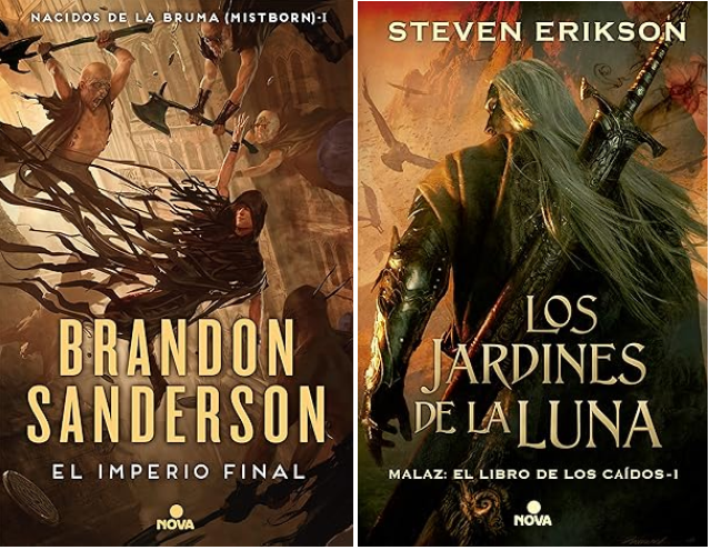 sarahfantasias's tweet photo. 📚 LIBRISTAS Y LIBRISTOS DEL MUNDO:

¿ #ElImperioFinal ó #LosJardinesdelaLuna?

➡️NECESITO leerme uno de los dos. Tiro más por Malaz que por Mistborn, pero me preocupa bastante el hecho de que sea una decalogía (quiero un libro no un compromiso de por vida, y además soy pobre).

🏮¿CUÁL ME RECOMENDÁIS?