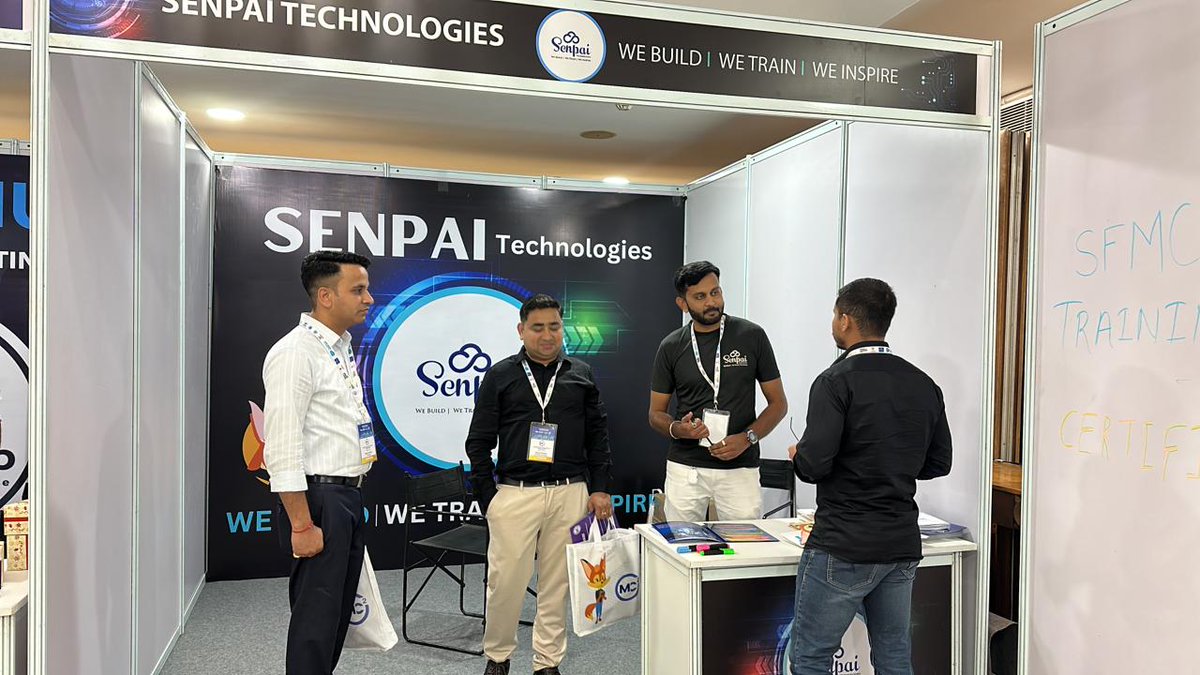 Thank you @SenpaiTech for being the Gold Sponsor. Marketers don't forget to check out the Gold Sponsor booth. #momentmarketers #marketingchampions #sfmc #trailbazercommunity