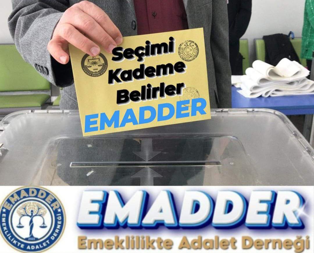 1 yılı aşkın süredir sesimizi duyurmak için elimizden gelenin fazlasını yaptık.

Bizi duymayanların yarın akşam çıkacak sonuçlardan sonra ahlanmaya vahlanmaya hakkı yok…

Günah bizden gitti…

Yarın biz konuşacağız onlar dinleyecek…

#SandıktanKademeÇıkacak

<a href="/EmadDernegi/">EMEKLİLİKTE ADALET DERNEĞİ ⚖️</a>