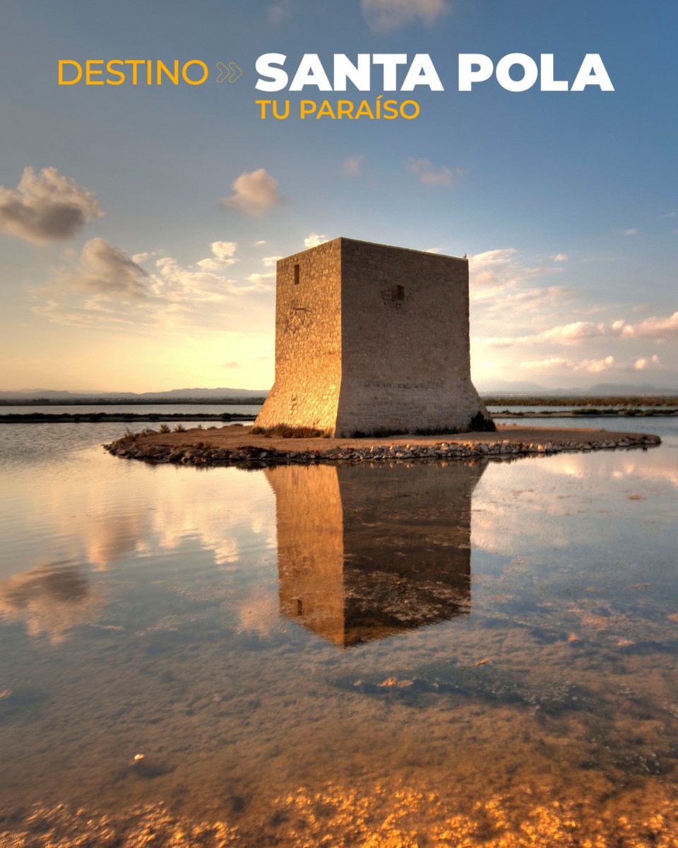 El Parque Natural de las Salinas #SantaPola es un espacio natural protegido único 🔝 😍 Os recomendamos: ✔ Visitar el Museo de la Sal y Centro de Información del Parque ✔ Ruta del Tamarit ✔ Ruta del Pinet ✔ Atardecer Torre del Tamarit ℹ RUTAS ➡️ bit.ly/Rutas_Senderis…