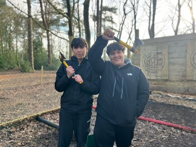 Our Year 11s have worked exceptionally hard at our English residential this weekend. Axe throwing and archery tag were also great ways to get into the mindset of a soldier like Macbeth!