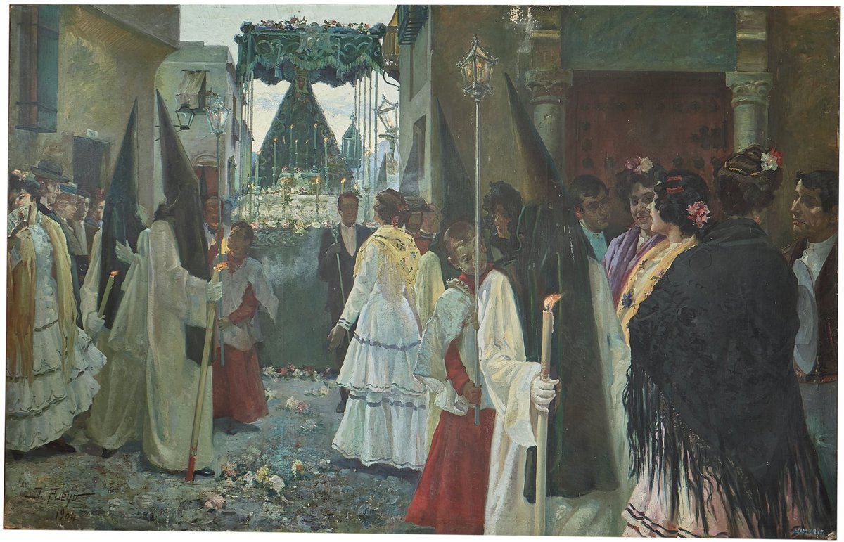 The Holy Week in Andalusia, 1904

🎨 José Pueyo Matanza

🖼️<a href="/museodelprado/">Museo del Prado</a> 

#saturdayart #spanishart #art #Spain