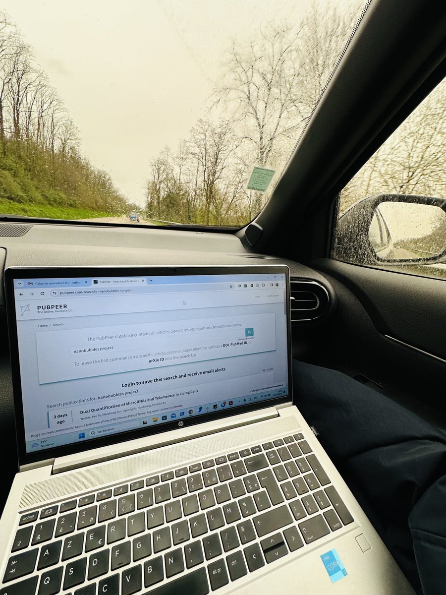 Literally, we can correct science from everywhere 🧪🌍

Starting the Easter break on road and PubPeer.