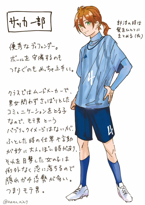 #浦さに青春現パロ部
タグお借りして、サッカー部のうらしまくんです!
(⚠️最後ちょっとサニワいます) 