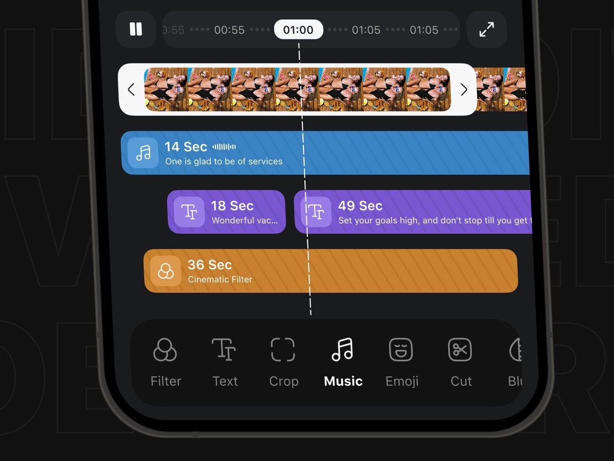 Yohan_Designer's tweet image. Hey guys
This is my first activity here, related to designing a video editing app. If you like this design, your support would help us have more interaction with each other. :))💞