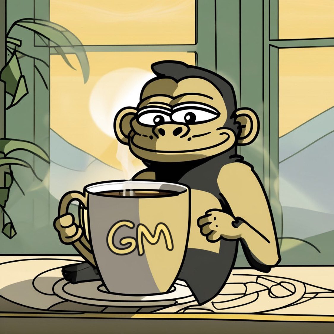 GM ☕️

Happy Easter, Happy Saturday.
Pong wishes you all the best 🐒☀️

𝗬𝗼𝘂 𝗵𝗮𝘃𝗲 𝘁𝗼 𝗱𝗿𝗲𝗮𝗺 𝗯𝗲𝗳𝗼𝗿𝗲 𝘆𝗼𝘂𝗿 𝗱𝗿𝗲𝗮𝗺𝘀 𝗰𝗮𝗻 𝗰𝗼𝗺𝗲 𝘁𝗿𝘂𝗲.

$PONG