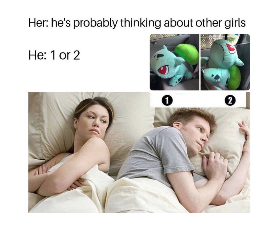 The right answer is #1, the second position looks uncomfortable.

Source: Bulbasaur Propaganda