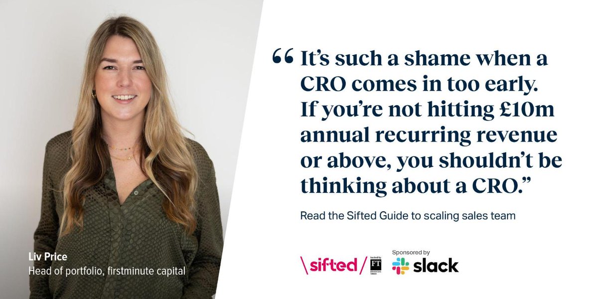 With growth stalling, simply hiring more people to bump sales isn’t the answer — companies need to get more creative. In our guide, sponsored by @SlackHQ, we reveal the tools that are helping industry leaders drive performance. 📖 Learn more: sifted.eu/intelligence/r…