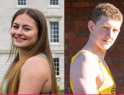 Today is @theboatrace on the River Thames in London! We are proud to have two @churchillcol students competing; Iris Powell in the Women's Race at 14:46 and Tom Connor in the Men's Reserve Race at 15:16. Go well!