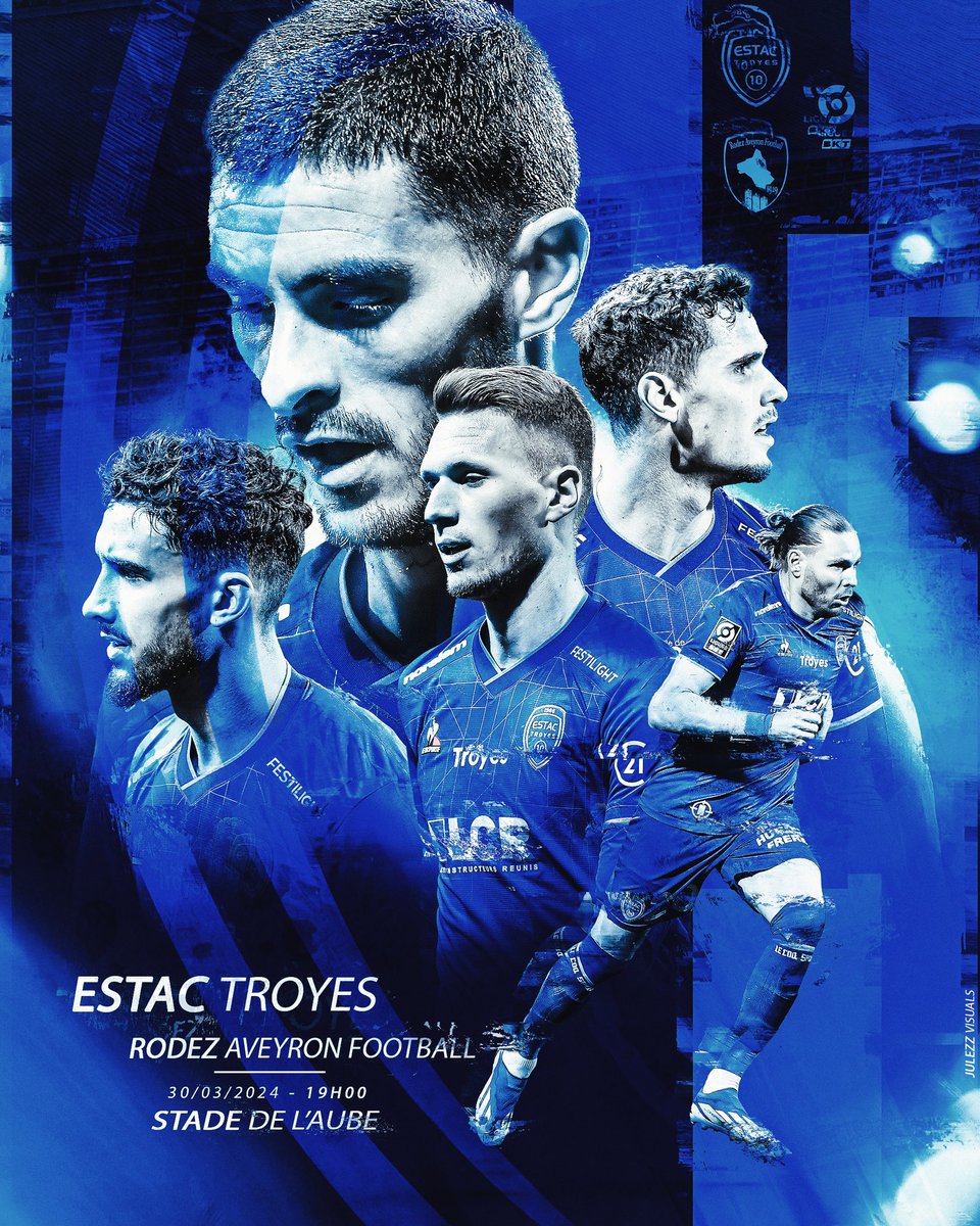 ESTAC - RODEZ 
·
Jour de match pour nos Troyens qui affrontent Rodez. Allez l’ESTAC ! 💙
.
#fyp #estac #teamestac #estacraf #ligue2bkt #matchday