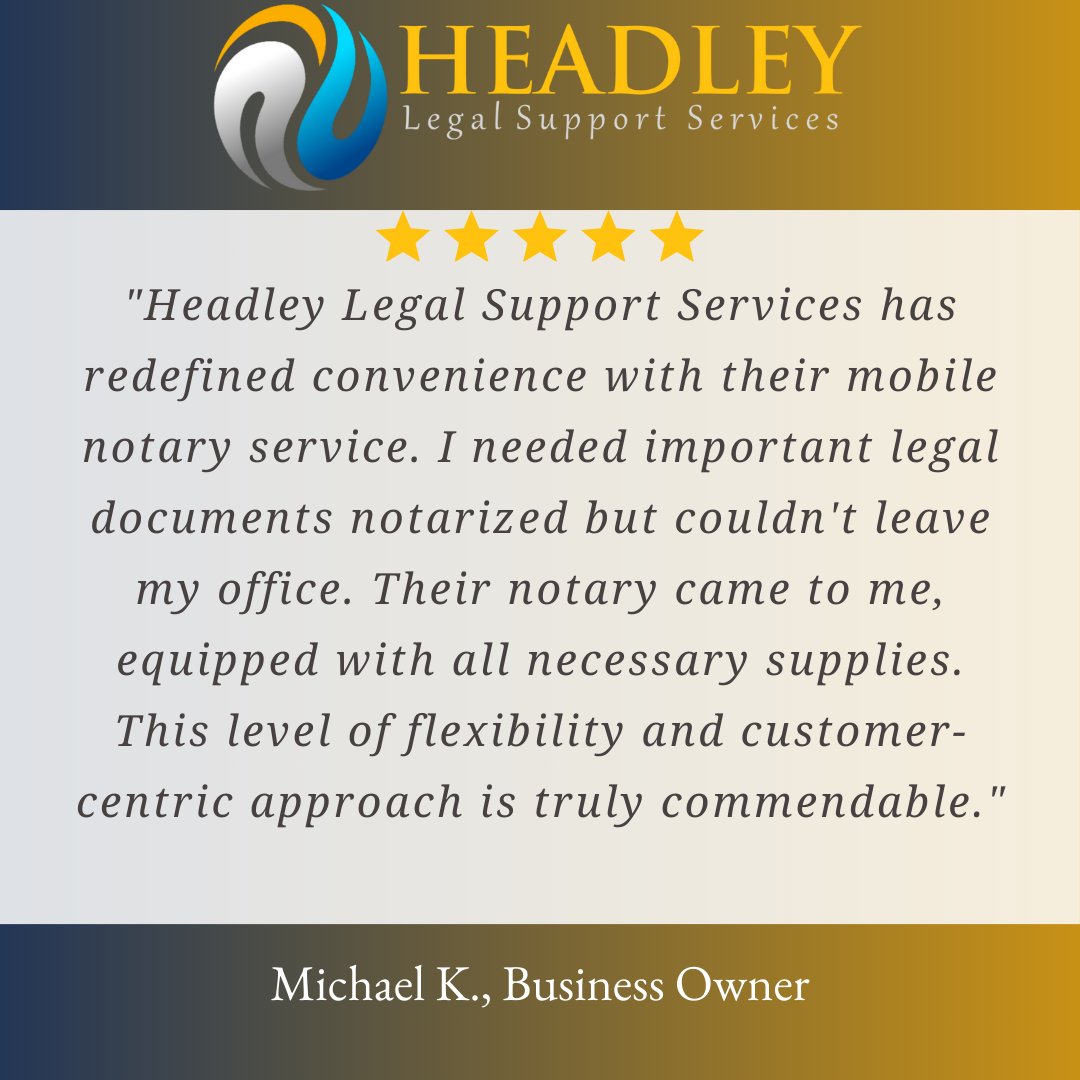 At Headley Legal Support Services, we believe in the power of client appreciation! tr.ee/81N0GGjLIo #ClientAppreciation #FeedbackMatters #HeadleyLegalSupportServices #testimonials #reviews #testimony #feedback #customerservice #customerreview #customerfeedback #legalsystem