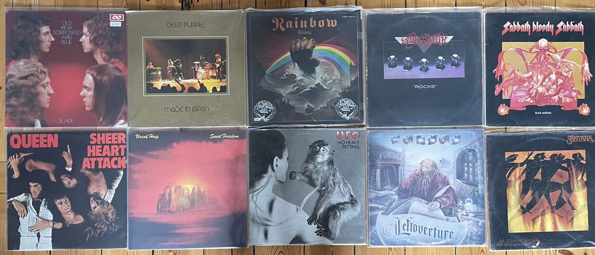 Been revisiting my musical upbringing in chronological order the last few days. This is the first line up of albums that opened my eyes and ears to music. A good start I must say! (To be continued.)