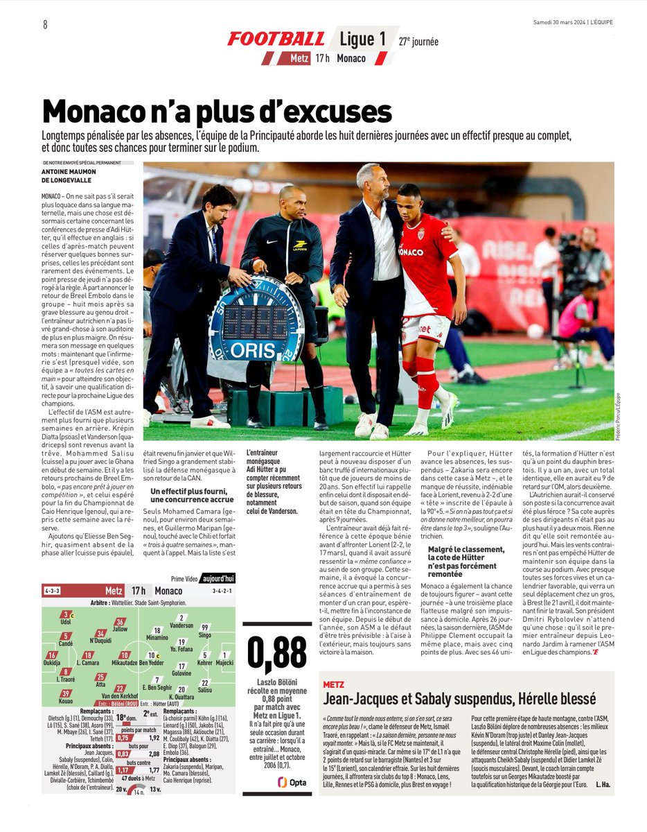 #FCMASM #ligue1ubereats #J27 #8finaaaaaaales #daghemunegu #monaco