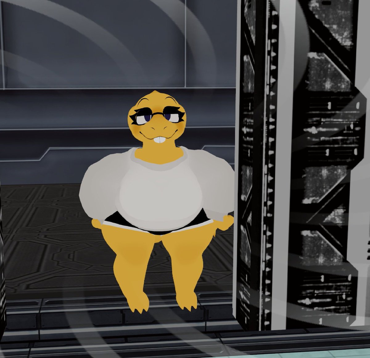 Accounts that are #Alphyfied are for those who somehow claimed by Alphys herself.

Should you give consent to have your account  #Alphyfied , here's a few things that could be done.

1. An Alphys image as your pfp.

2. Your muse has an edit with Alphys tattoos. }