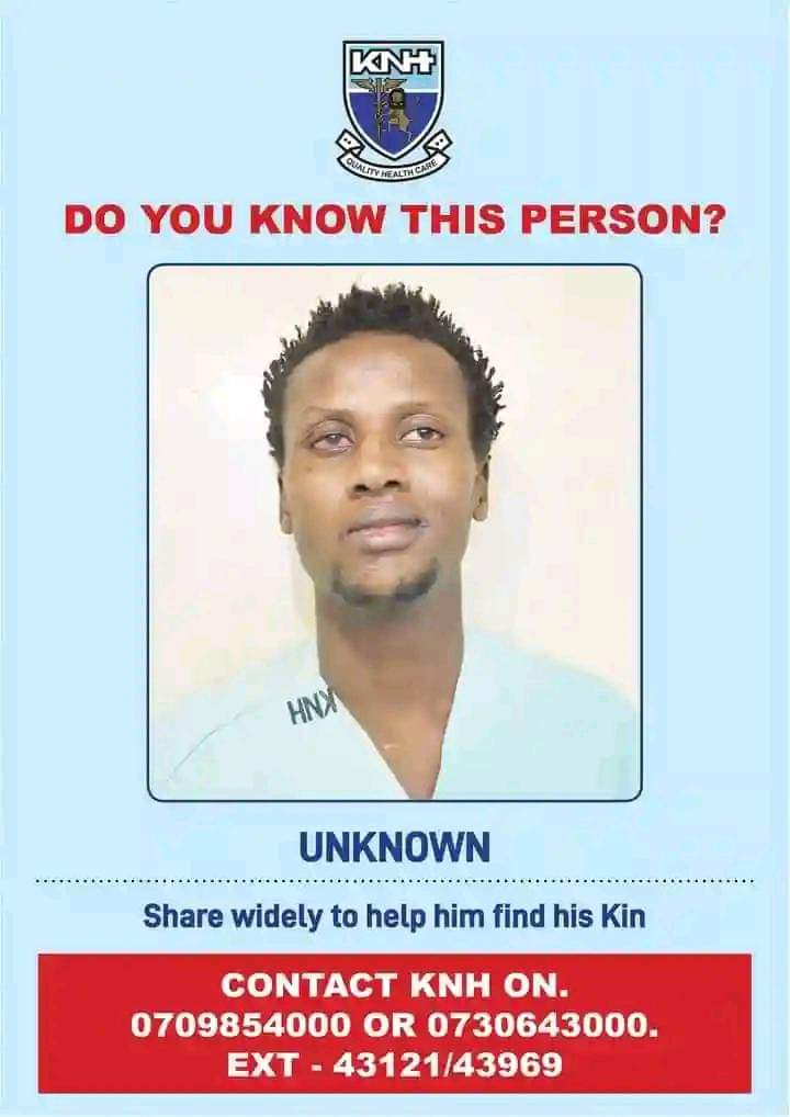 jumaf3's tweet photo. Retweet and help them find their families. They are at the @KNH_hospital. Help them out! https://t.co/jQE3RXGrXe