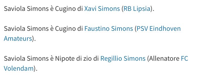 Saviola Mourinho Simons Saffoe è cugino di Xavi Simons, ma non solo