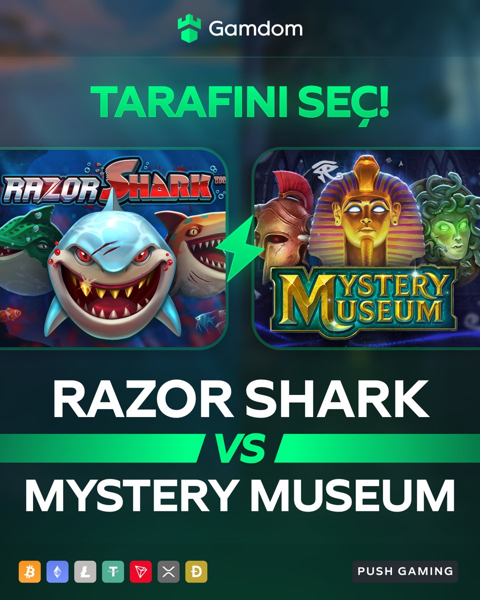 GamdomTurkey's tweet photo. 🎰 Slotların Savaşı: Tarafını Seç! 🎰

Hangi taraftasın? 🤔

#Sol 🆚 #Sağ https://t.co/zb1H4w8olP