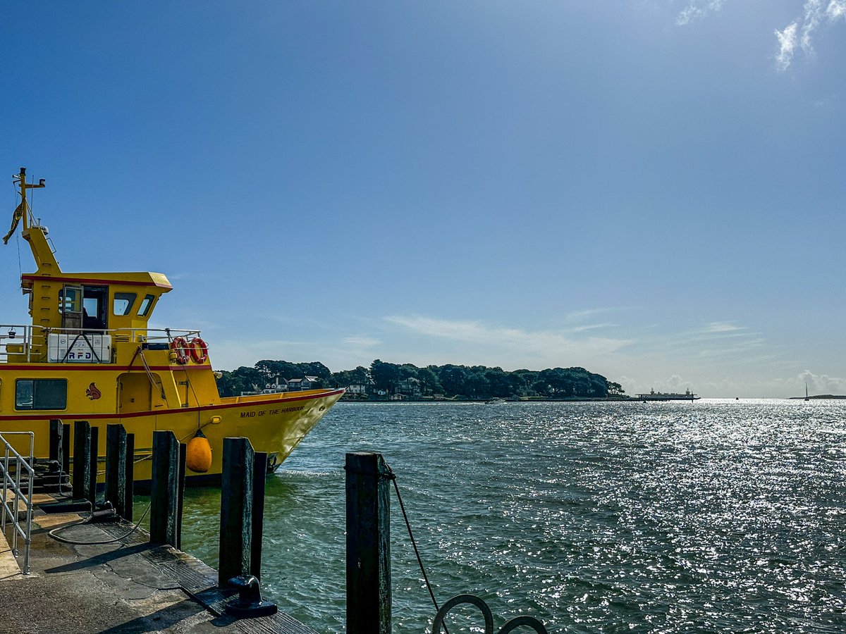 Beautiful morning for a trip over to Brownsea Island #Dorset