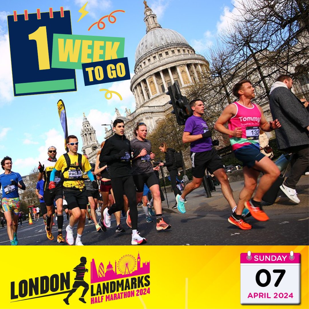 One week to until the @LLHalf Marathon! 🙌 A huge thank you from all of us at Phab for your hard work, alongside raising money #ForPhab! 🙏🥰🏃 Interested in taking part next year? 👇📲 phab.org.uk/run-for-phab/ #LondonLandmarksHalfMarathon #LLHalf #Marathon #InstaRunners