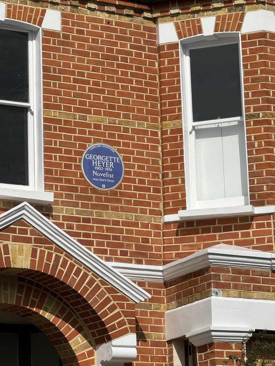 How have I only just discovered that the mighty Georgette Heyer was a Wimbledonian, born only a few streets away? My mum would be SO excited.