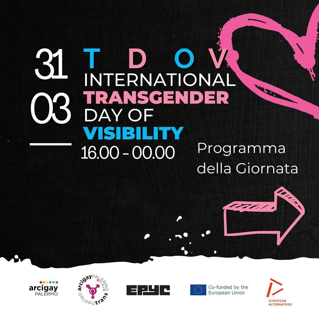 🏳️‍⚧️Tomorrow is Transgender Day of Visibility. Attend our event co-organised with local trans rights groups in Palermo. Find out more here instagram.com/p/C5Dpsw6o8_N/… #TDOV DOV2024 | EPYC PALERMO | 31 Marzo