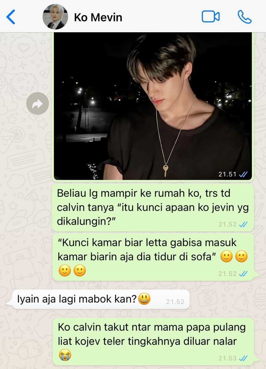 awnyaii's tweet image. Lu pada tolongin calvin dah