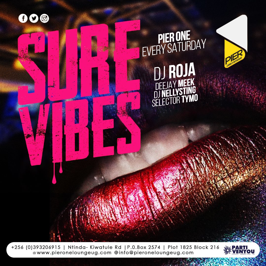 Sure vibes tonight with a heavy line up of deejays and enjoyments #Surevibes.