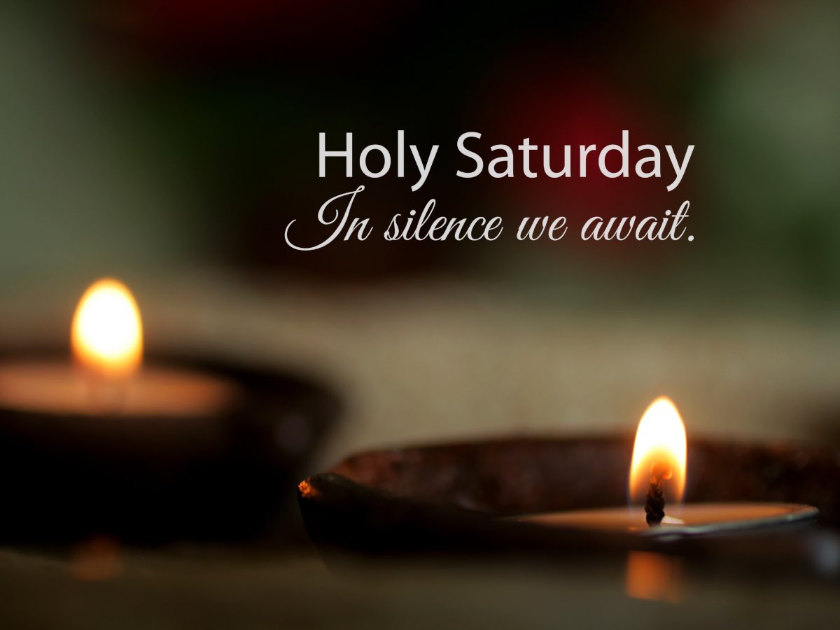 In silence we await 🙏
#HolySaturday