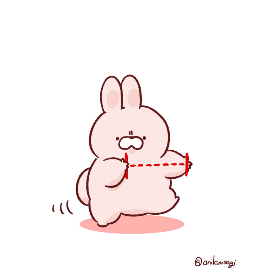 onikuusagi's tweet photo. これくらいのサイズを記憶しておくおにくうさぎ https://t.co/h1vQ3lsqxx