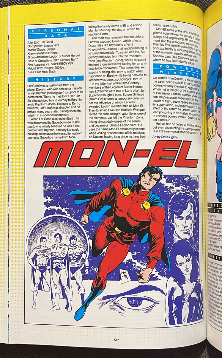 A good Saturday morning, afternoon, evening everyone! We close out the ‘M’s this week with Mon-El! Try to explain his history to someone. This is my preferred version for sure. Artwork by the great Steve Lightle.. #WhosWho #LongLivetheLegion #comics #DCcomics #LegionofSuperHeroes