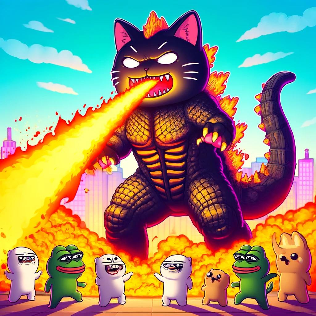CATZILLA IS FIERCE AND UNSTOPABLE! $CATZ